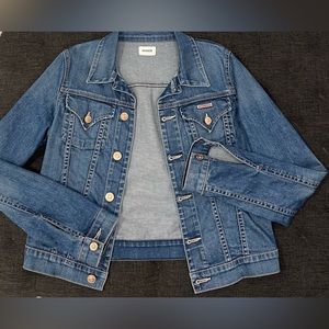 Hudson Signature Cropped Jean Jacket Size Medium